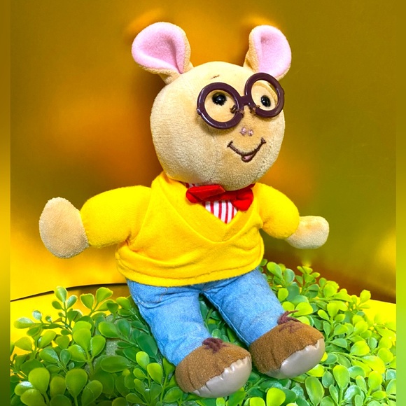 ARTHUR CARTOON CHARACTER COLLECTIBLE PLUSH VINTAGE 1995 EDEN EMBROIDERED  10” - Picture 3 of 11